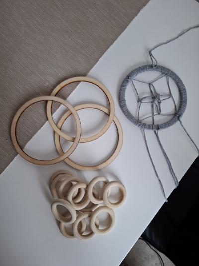 Kroužky na výrobu lapače snů