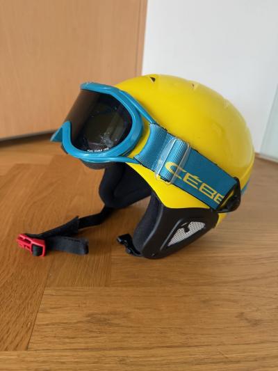Dětská lyžařská helma CEBE s brýlemi, vel. 50-52cm