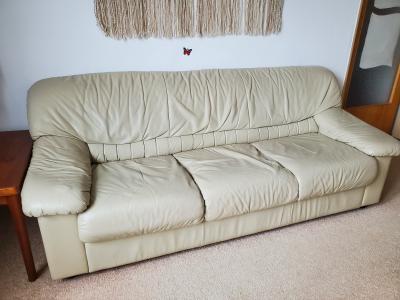 Daruji kožený gauč