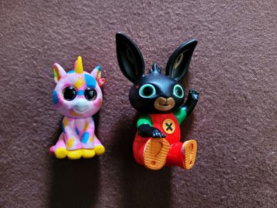 Figurky - králík a jednorožec