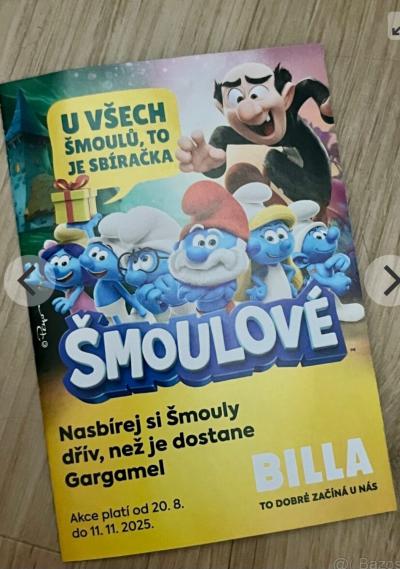 Billa body Šmoulové