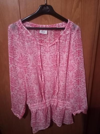 pěkná průhl.halenka, přes plavky S-M