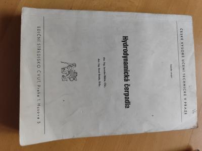 Učebnice - hydrodynamická čerpadla