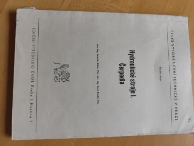Učebnice - hydraulické stroje 1. Čerpadla
