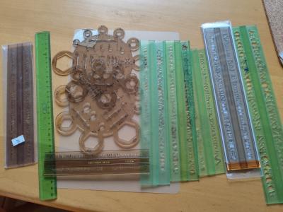 Šablony na technické písmo