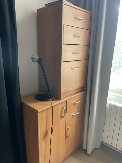 Zánovni skřínka + malá komoda se šupliky