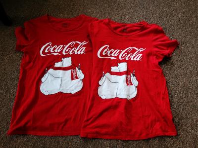 2x triko Coca-cola vel. S