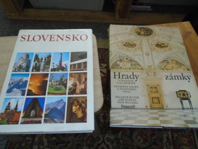 2ks knížek Hrady a zámky ČR, Slovensko