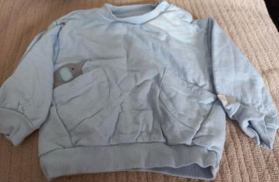 Modrá mikina vel. 68