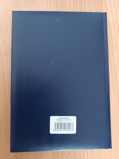 Diář modrý, formát A4 (pro pana Kamila)