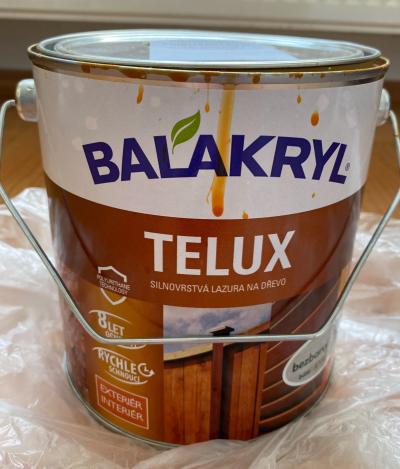 Silnovrstvou lazuru na dřevo se žlutým odstínem - cca. 2kg