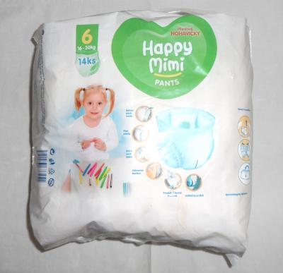 Dětské PLENKOVÉ kalhotky, Happy Mimi, 16 - 30 kg