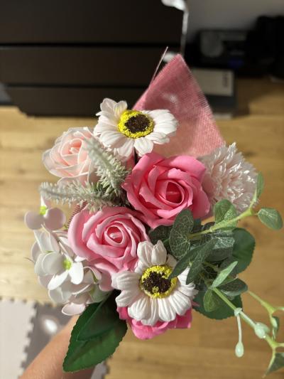 Mýdlová květina do vany