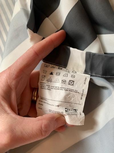 2 x závěs do sprchy IKEA