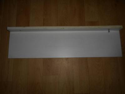 Polička bílá 75 cm