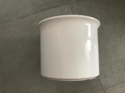 Obal na květináč bílý keramický