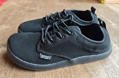Černé tenisky vel. 36 barefoot