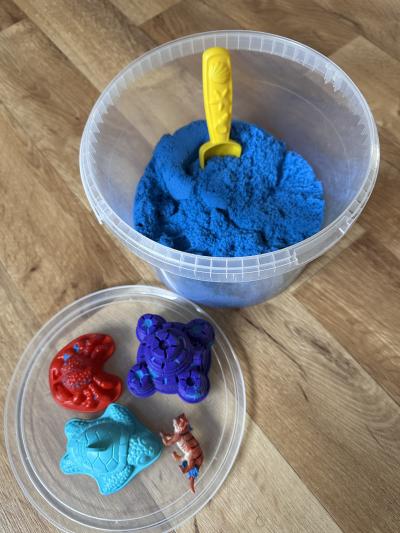 Kinetický písek pro děti