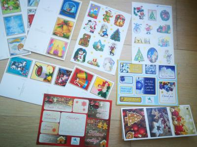 Vánoční samolepky