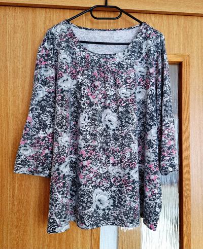 Tričko s 3/4 rukávem, vel. 50, 100% bavlna