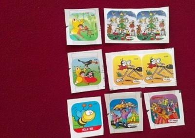 OLMÍCI a jiné nálepky z jogurtu