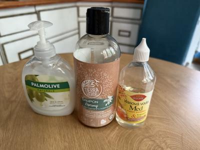 Kopřivový šampon, vlasová voda, mýdlo