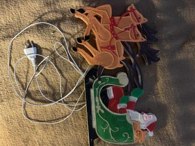 Vánoční svítící Santa