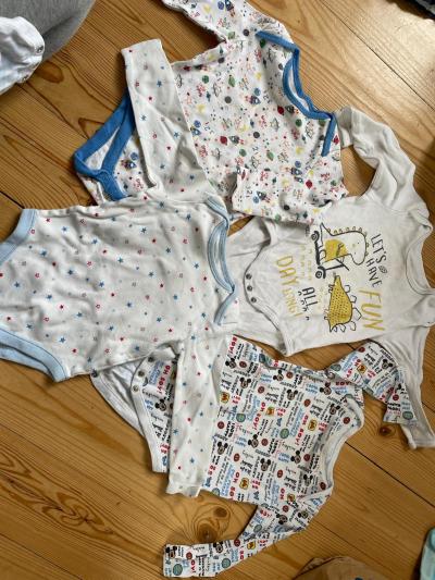 Dětské body s dlouhým rukávem vel.80