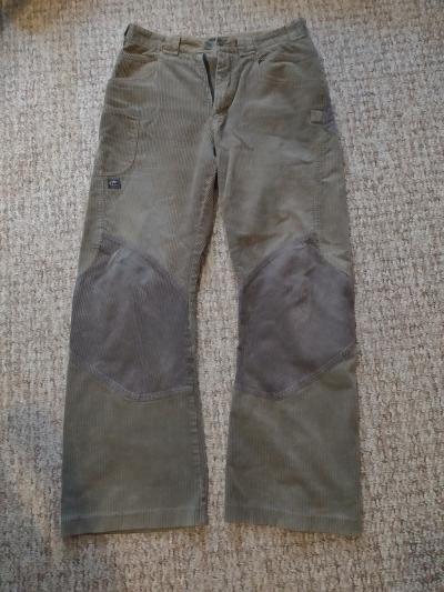 kalhoty 32 manšestr