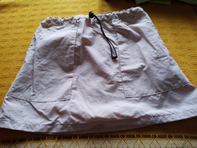 plátěná sukýnka s kapsama 5-6let