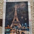 Diamantovy obrazek Eiffelovka