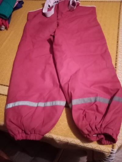 kalhoty vrchní červené asi 122