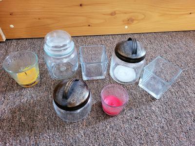 Sklenice od svíček