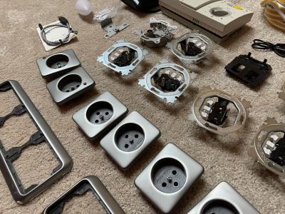 Mix elektro - zásuvky, termostat