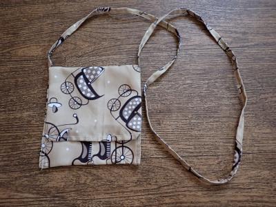 Taštička na doklady "home made" 17x18 cm