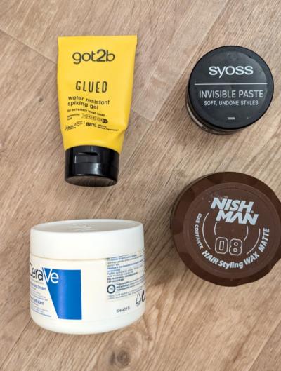 Gely na vlasy + krem