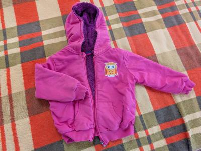 Dívčí mikinová bunda vel. 98/104