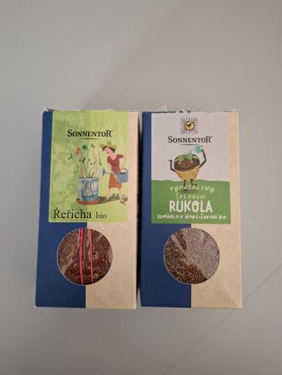 Klíčky na klíčení - rukola, řeřicha