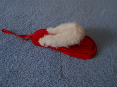 Pantoflík na zavěšení,