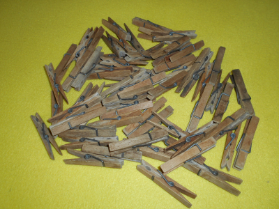 Dřevěné kolíčky na prádlo