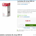 Lactulose AL - 1x pouzity, exp 01/2026