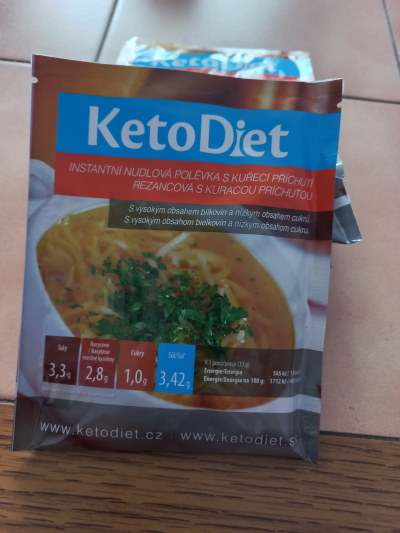KetoDiet nudlova polévka