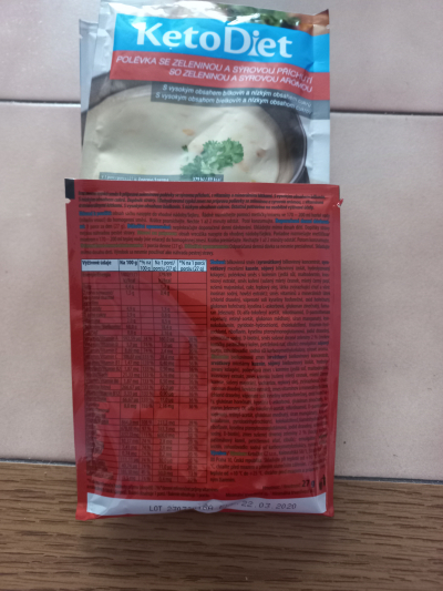 KetoDiet polévka se zeleninou