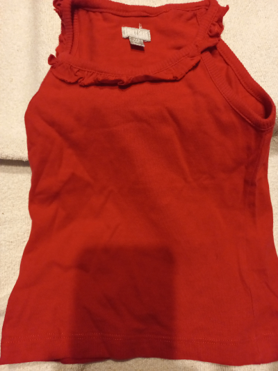 Tílko červené vel. 92-98