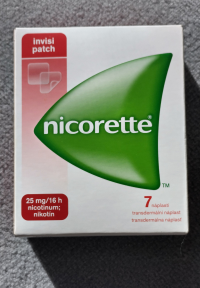 Náplasti Nicorette PROŠLÉ