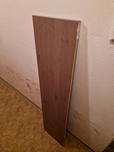 Police Ikea Ekby s držáky 119x28