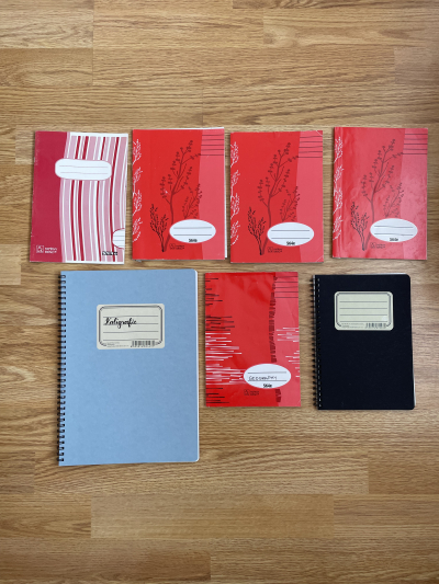 Zbytky sešitů a bloků