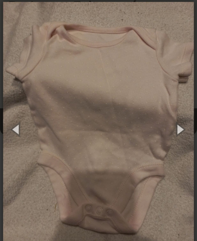 Body růžové pro novorozeně