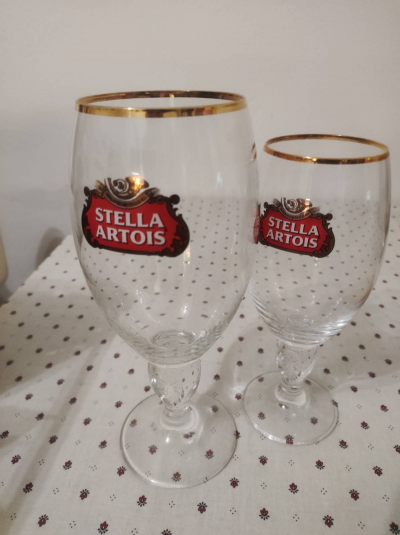 2 sklenice Stella Artois