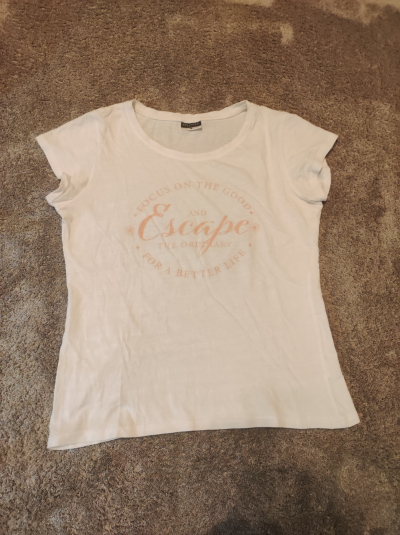 Bíle tričko Beloved, vel. M